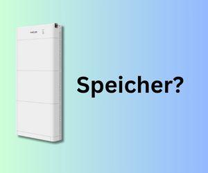 Solarspeicher? (empfohlen)